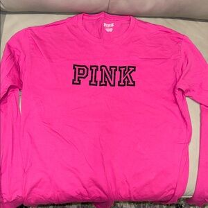 PINK Victoria's Secret Fuchsia Tee